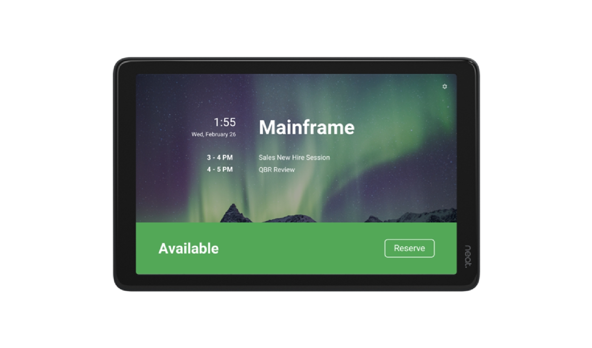 Image showing neat pad with turned on display