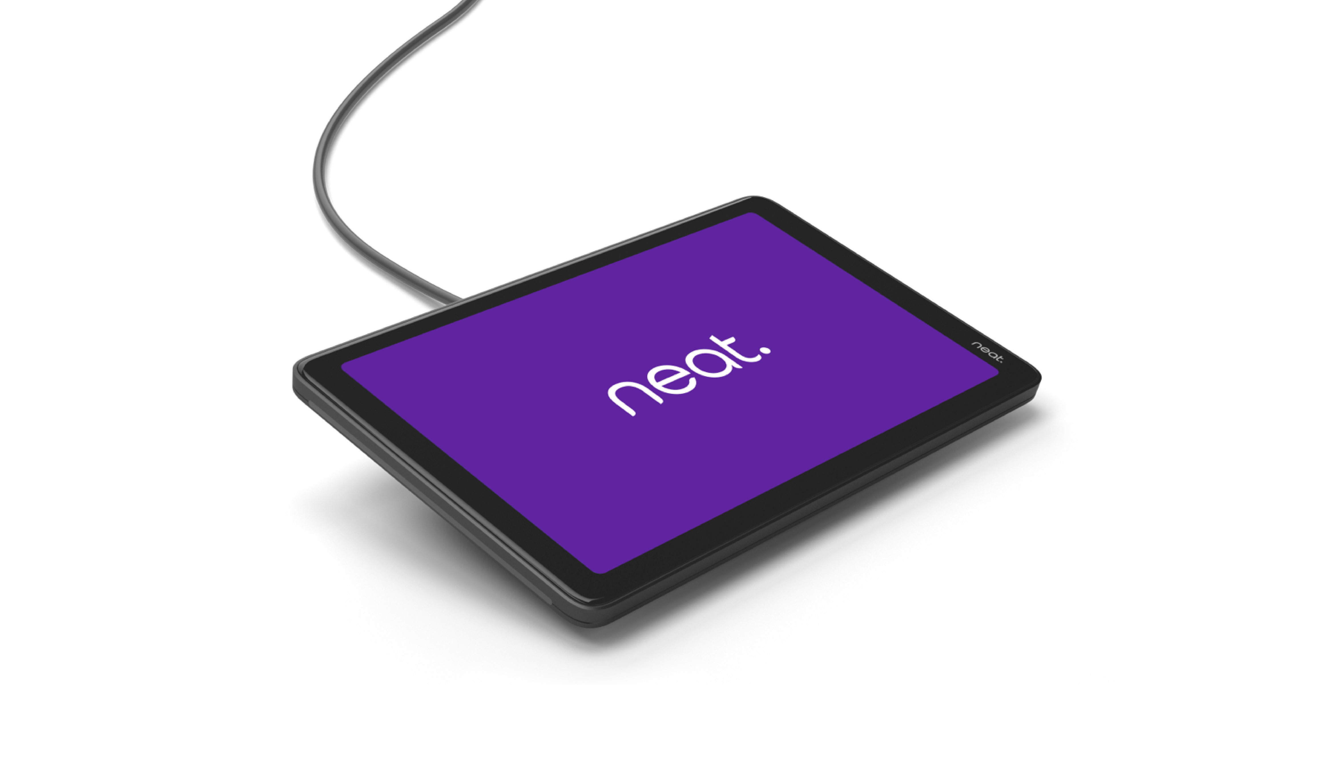 Image showing neat pad with purple screen and neat logo