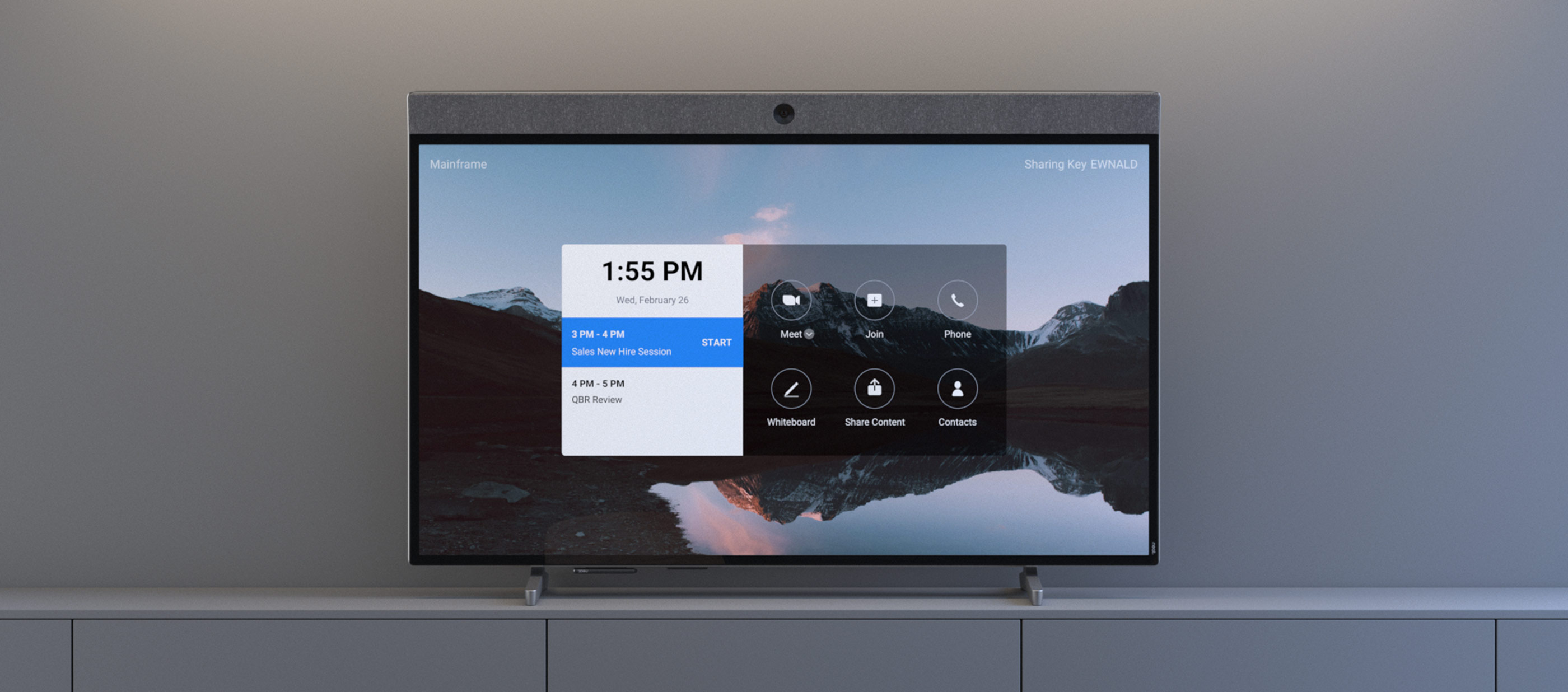 Image showing neat board on floor stand