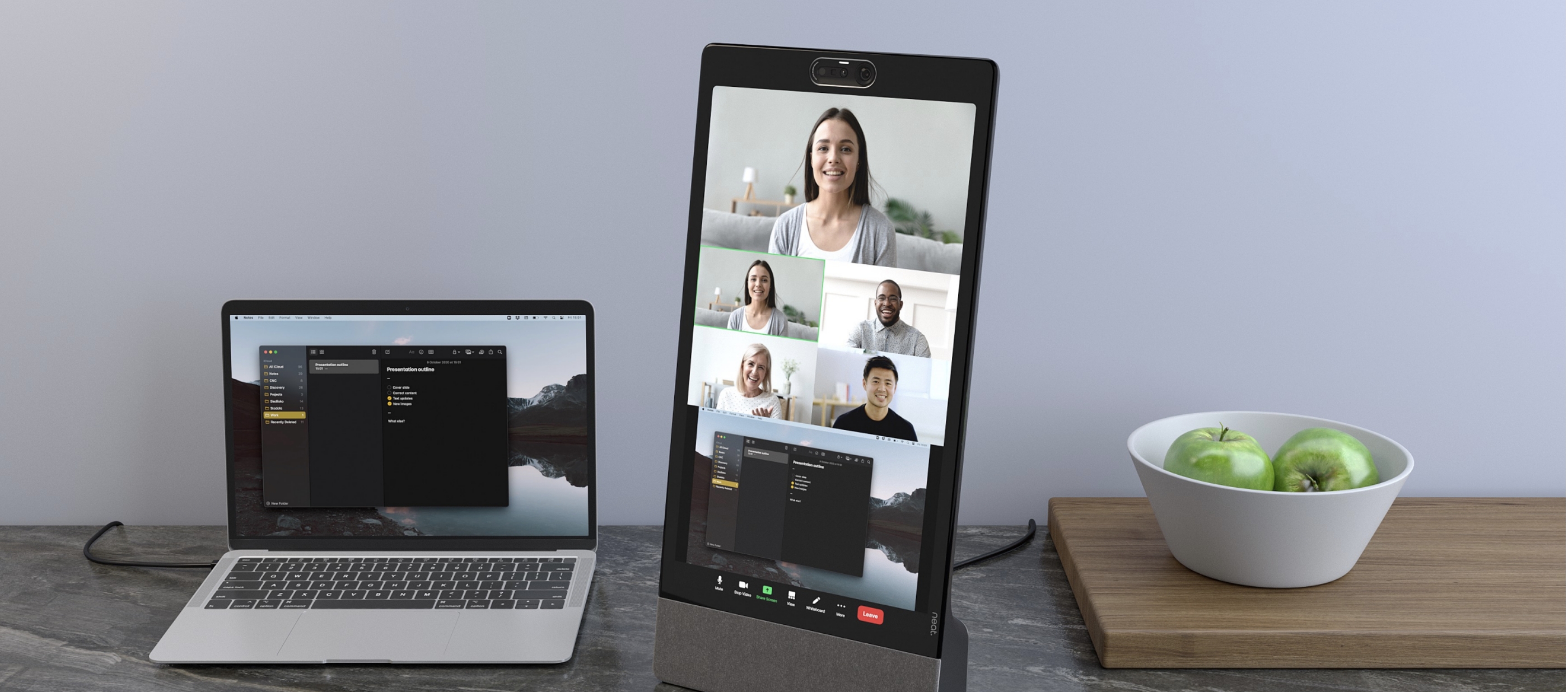 Image showing neat frame in a working atmosphere